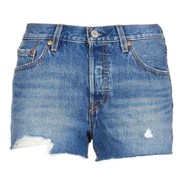 NWT Levi's Women's 501 Denim Jean Shorts Size 25 Style CW-4217 - Picture 10 of 10